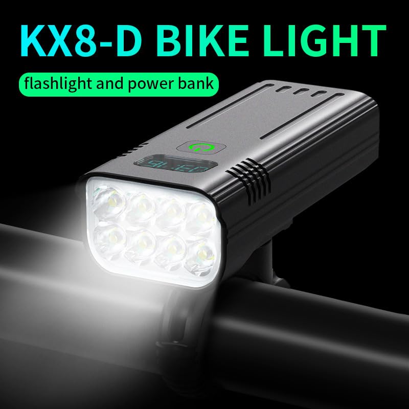 Luz LED brillante de seguridad con batería recargable, diseño impermeable, fácil instalación para ciclismo, ciclismo de montaña y conducción nocturna