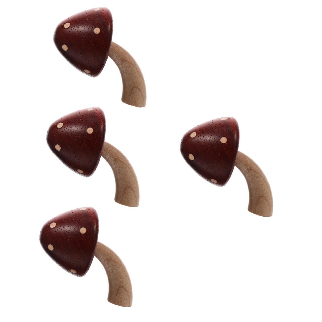 Amosfun 4 Pezzi Portafoto E Note Magnetici Multiuso Per Ufficio Frigorifero E Cucina A Forma Di Fungo