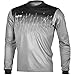 Mitre T60006 Maillot de Football Mixte Enfant, Argent/Noir, FR : M (Taille Fabricant : M)