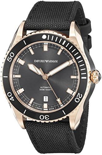 قیمت و خرید Emporio Armani Swiss Made مردان ARS9006 نمایشگر آنالوگ ساعت  سیاه اتوماتیک سوئیس برند Emporio Armani | مالتینا