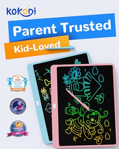 Image of KOKODI LCD Writing Tablet, 16 Inch Colorful Toddler Doodle Board Drawing Tablet, Erasable Reusable Electronic Drawing Pads, Educational and Learning Toy for 3-6 Years Old Boy and Girls