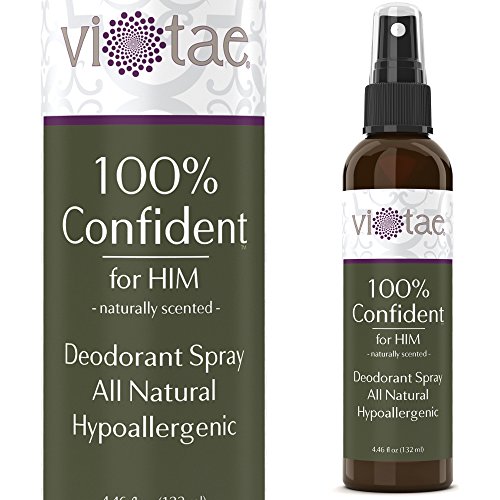 100% Confident - All Natural Deodorant Spray - Men