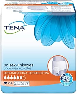 Tena Incontinence Unisex Underwear, Ultimate, Medium, 14 Count