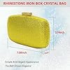 SLJYM élégant Luxe Dames fête de Mariage dîner Cadeau Cristal Or Argent Diamant soirée Pochette Sac #5