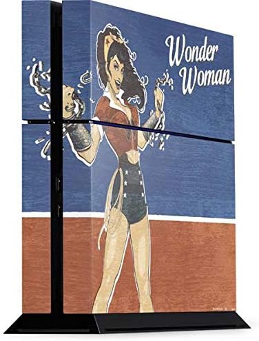 Skinit Decal Gaming Skin for PS4 Console - Officially Licensed Warner Bros Wonder Woman Bombshell Design
