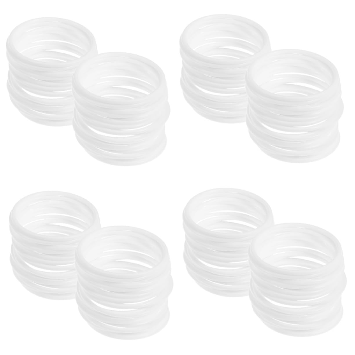 MAGICLULU 120 Piezas Accesorios De Atrapasueños Suministros De Macramé Aro De Costura Aros Anillos De Base De Plástico Aro De Bordado Aro Floral para Decoración Anillos De Plástico