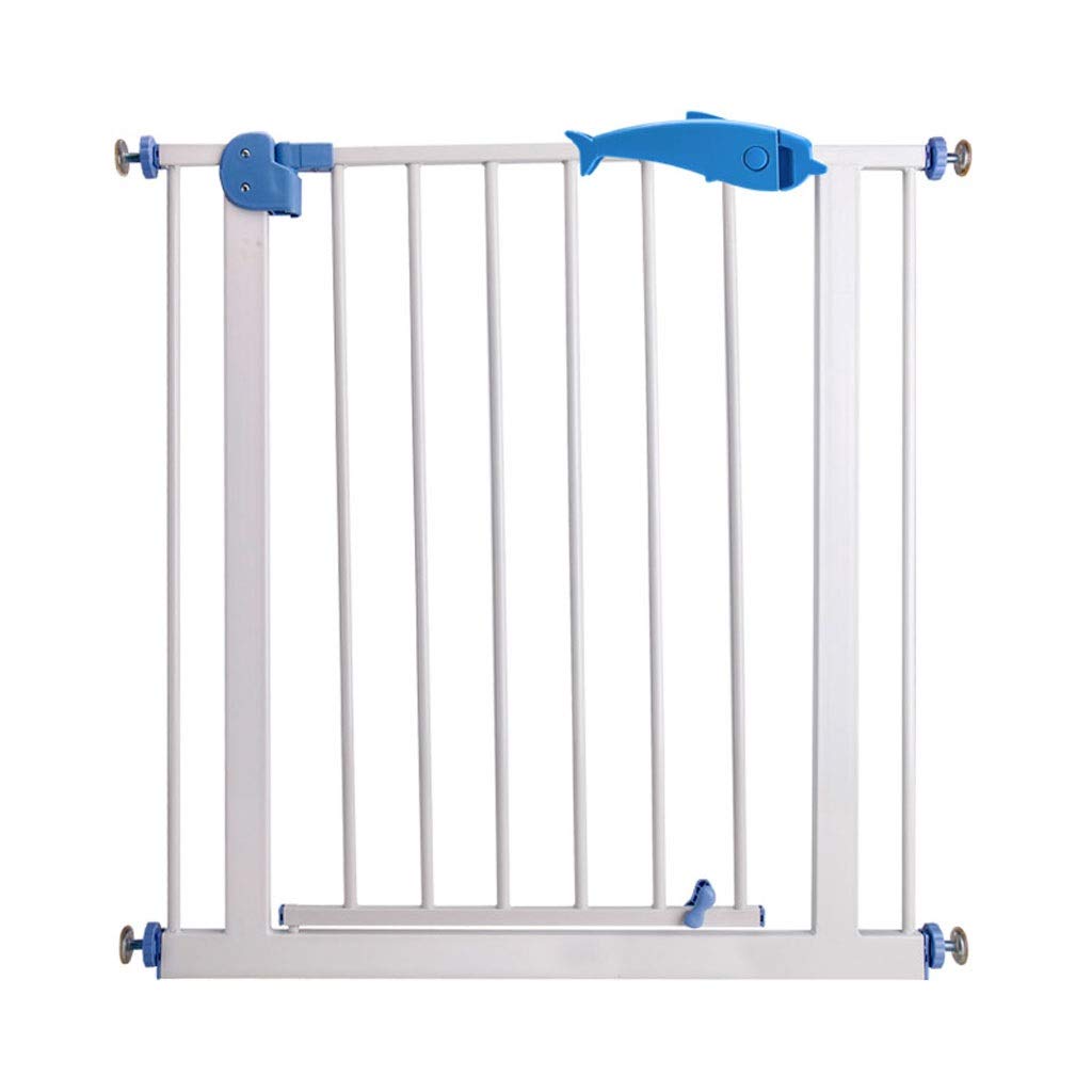 Barrière d'escalier métal blanc pour bloquer l'accès aux zones dangereuses