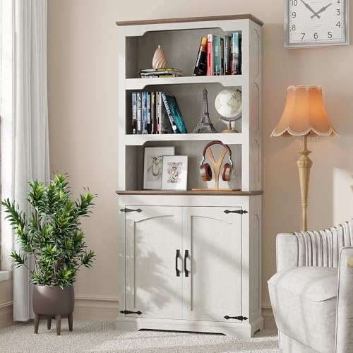 TRONLEE Tall Bookcase, 70 inch Height, 5-Tier Open Storage Shelf,
