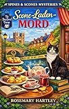 Scone-Laden-Mord: Ein humorvoller britischer kulinarischer Cosy-Krimi mit einer Katze (Spines & Scones Mysteries 1)