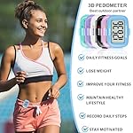 AVTREK 3D Step Counter Clip On with LED Backlight Pocket Pedometer for Walking Outdoor Activities Fitness Tracker Without Smartphone - Image 4