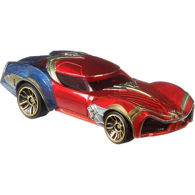 Hot Wheels Wonder Woman 84 Carro de Juguete Rojo miniatura 2