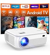 4K Beamer met WiFi en Bluetooth Hoge Helderheid/Hoge Definitie 1080P Native 3D Hoog-P...