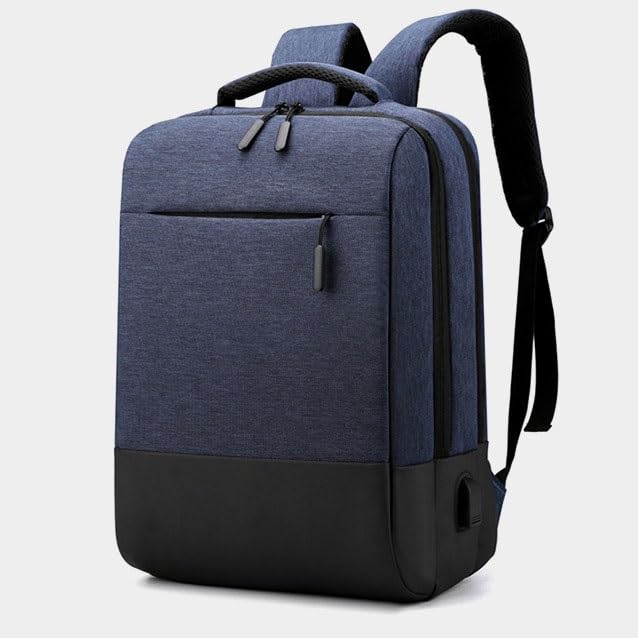 Mochila de alta capacidad con compartimento para computadora y diseño escolar modular