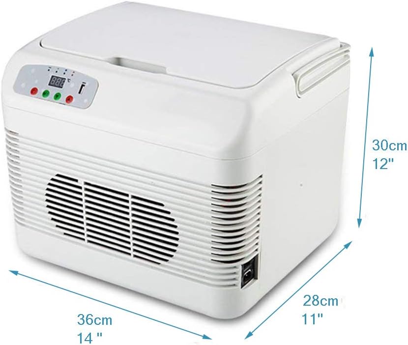 Portable Refrigerator 12L Mini Fridge Cooler Freezer Drug Insulin Vaccine Refrigerator Warmer TG Car Home Travel Camping Picnic,Enhancededition