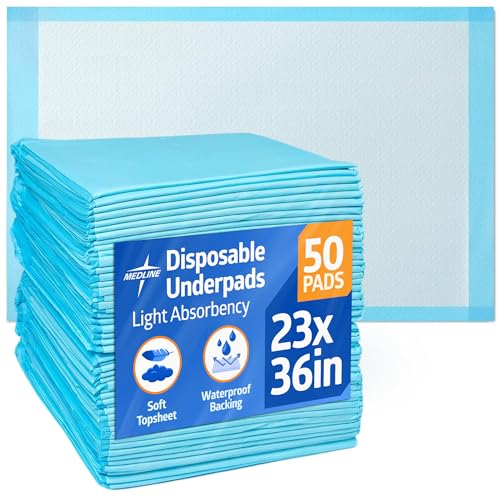 Medline Light Absorbency Underpad, 23