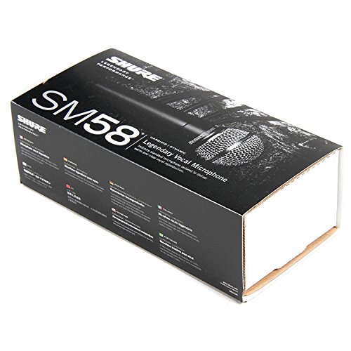 Shure SM58S Professional Vocal Microphone w/On/Off Switch (2 Pack), XLR