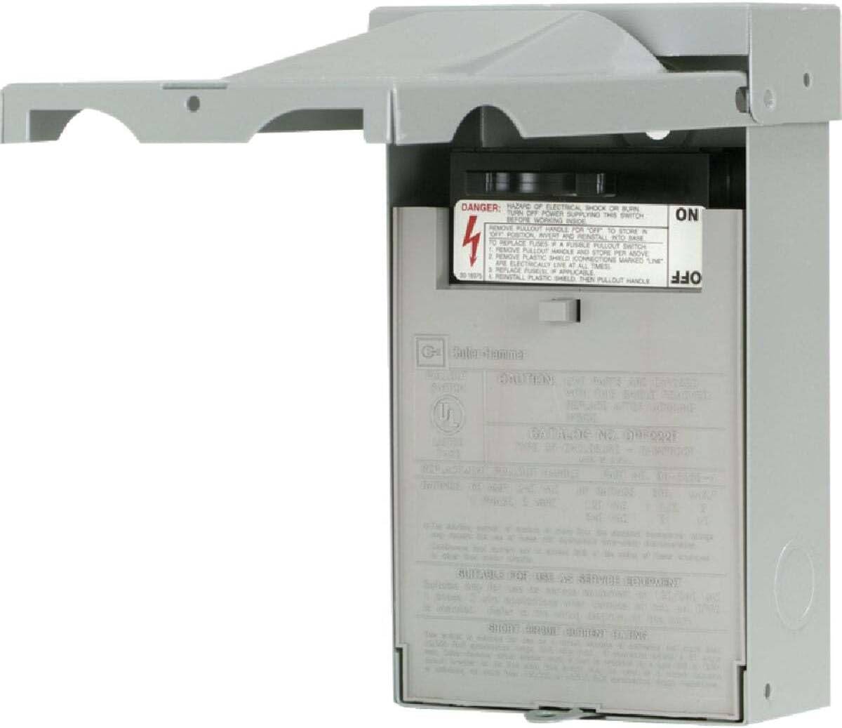 Eaton Corporation Dpf222Rp Pullout Air Conditioner Disconnect, 120/240V, 60-Amp