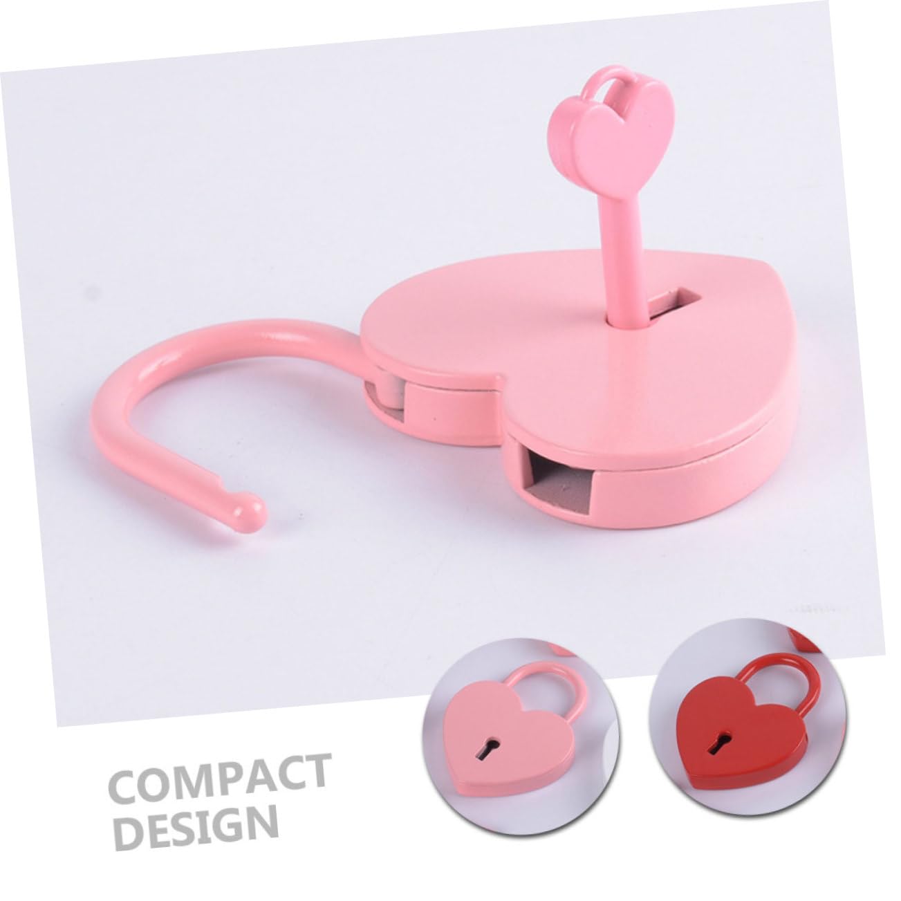 SHINEOFI 6 Set Cuore per Valigia e Sicurezza Bagagli e Viaggio Compatto e Resistente