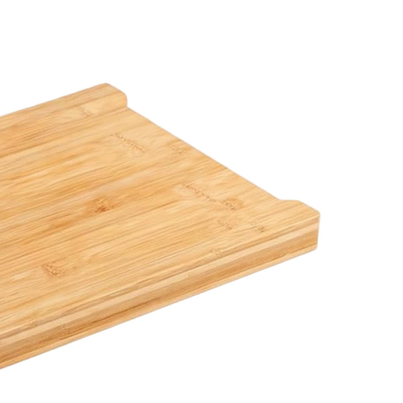 Tagliere in legno con vaschetta di raccolta, grande tagliere di alta | Tagliere in legno, per carne, bistecche, casa, ristorante, giardino e campeggio