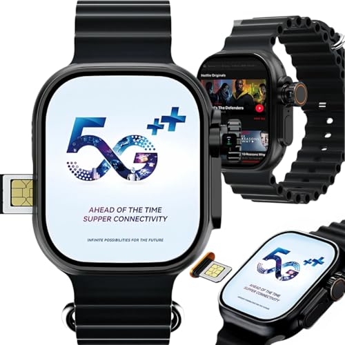 Smartwatch Relógio Inteligente 5G Ultra 3 AI, 16GB, com Pulseiras...