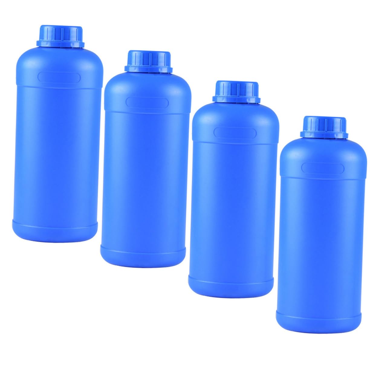 FUNOMOCYA 4pcs 1l Hdpe Chemical Bottles Sealed Sample Containers for Factory Bottles Lids