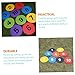 SKISUNO 10pcs Multi-Function Soccer Training Sign Dishes Random Colors Agility Markers for Football Basketball and Hockey Drills Smooth Edges for Safe Use