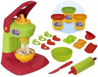 Club Massa Kit Pizza e Pasta, Usual Brinquedos, Cores Sortidas