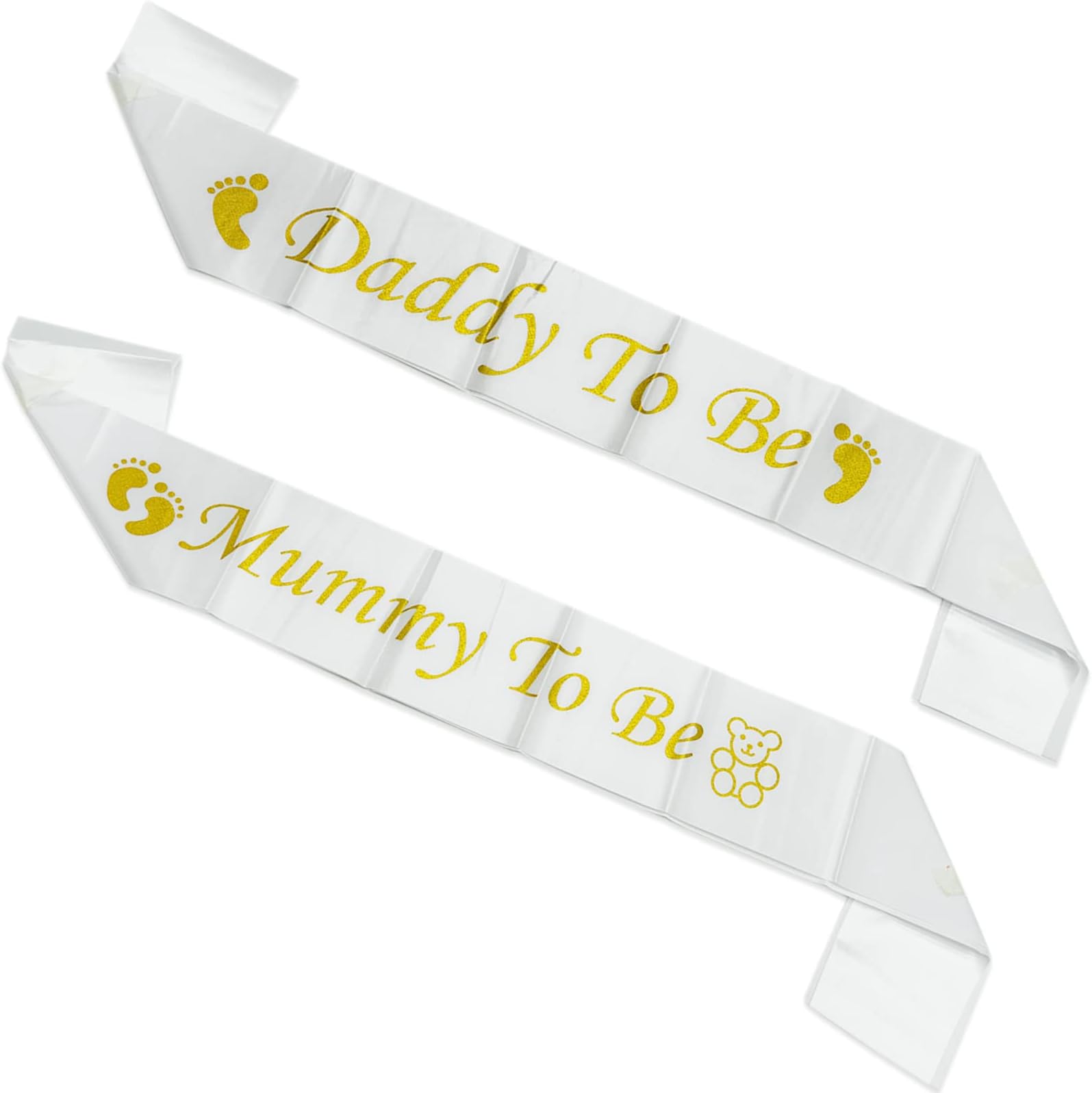 2 PCS Mummy To Be Sash Daddy To Be Sash Mummy And Daddy To Be Sash Mum To Be Sash Baby Shower Sash Party Decoration Baby Shower Mummy To Be Sash For Mum