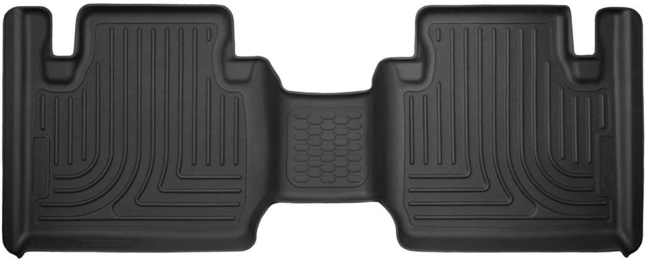 Husky Liners X-act Contour Floor Mats | Fits 2012-2023 Toyota Tacoma, Access Cab | 2nd Row, 1-pc Black - 53831