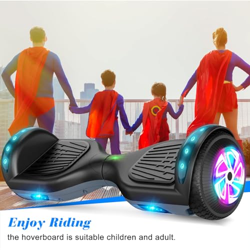 Image of FLYING-ANT Self Balancing Scooter, 6.5 inch Two-Wheel with Bluetooth and Flashing LED Lights