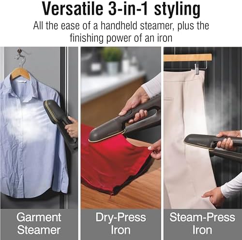 CHI SteamPress 3-in-1 휴대용 의류 스팀기 및 다리미 의류용 — 사진 2