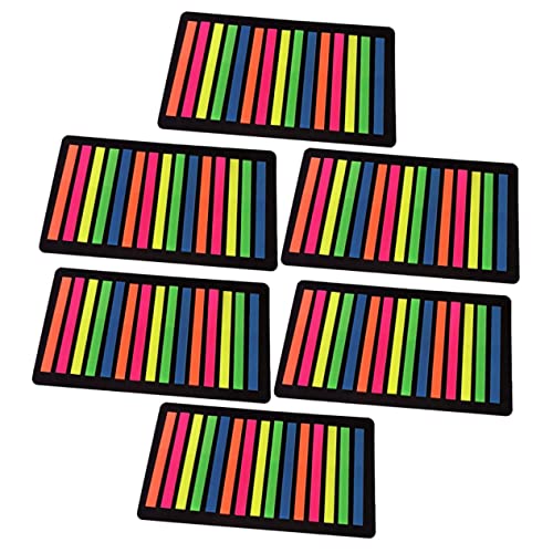 STOBOK Portable Transparent Highlight Strips Thin Note Page Markers for Easy Sentence Highlighting School Supply for Students and Teachers for Note Organization