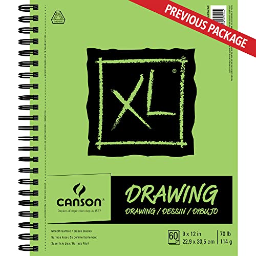 Canson Desenho da série XL, 22,86 cm x 30,48 cm, branco