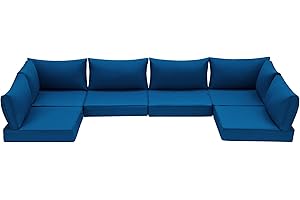 HOMREST Outdoor Replacement Patio Couch Cushions