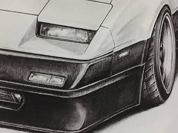 Amazon.co.jp: 日産 フェアレディZ31前期 鉛筆画 A4額縁・作者