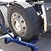 500 LB Heavy-Duty Tire Dolly, Adjustable Wheel Dolly Tire Moving Cart Tool with 12