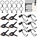Rustark 22Pcs Backdrop Clips Clamps Elastic Photo Clips Holder Clips Assortment Kit with Curtain Clips Backdrop Rings Large Backdrop Spring Clamps Clips for Photography Video Studio Photo Backdrop