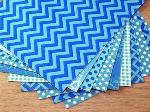 Camelot Fabrics - Surtido de tela de fieltro color turquesa, paquete de 10
