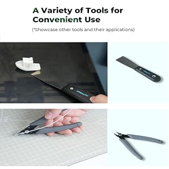 Creality 3D Printer Tool Wrap Kit Pro Assembly/Removal/Filament Cutting Tool for Cleaning Finishing Printing, Suitable for Creality and All FDM Printers