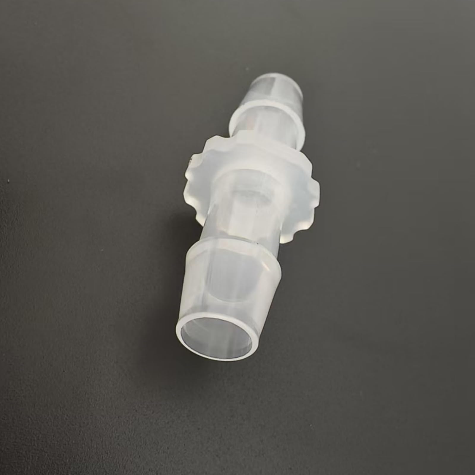 Paquete de 50 conectores de púas rectas iguales de plástico reutilizable de PP transparente for maquinaria de laboratorio y alimentos - Accesorios de púas for mangueras(9.6mm 3/8inch)