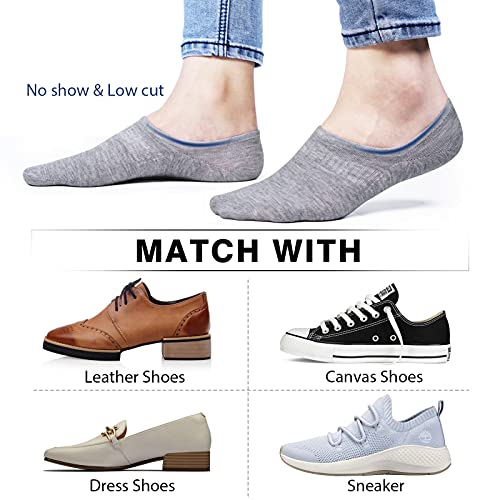 Image of Socks Womens No Show Low Cut Anti-Slid Non Slip Cotton Sock 6 Pair Pack