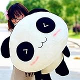 Steellwingsf Kawaii mignon poupée en peluche jouet Animal Panda géant d'oreiller doux en peluche Bolster Cadeau, comme sur l'image, 45 cm