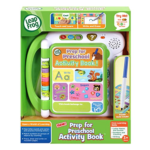 Leapfrog Prep For Preschool Activity Book, Multicolor #TOP6