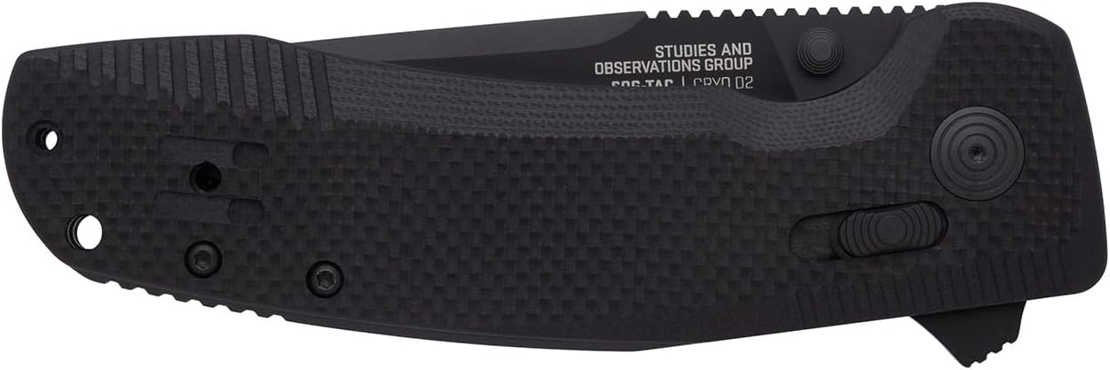 SOG-TAC XR Blackout Partially Serrated