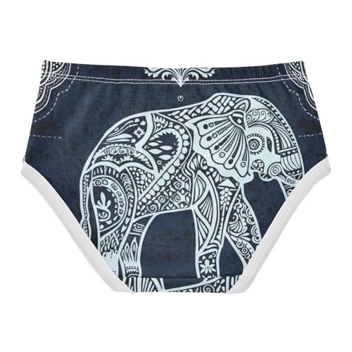 Funny Girls Underwear Toddlers 2t Cotton Cute Panties Girl Tribal Elephant Hard Black Briefs Undies Kids2
