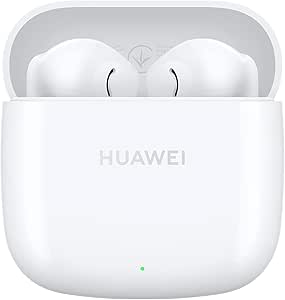HUAWEI FreeBuds SE 2 - Auriculares 40 Horas de Batería, Compactos y Cómodos, Protección IP54 contra el Polvo y Las Salpicaduras, Bluetooth 5.3, Sonido Estable, iOS y Android, Ceramic White