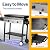 VIVOHOME 2-Burner Outdoor Griddle Station with Detachable Griddle Plate, Portable Propane Gas Stove with 2 Wheels, Multifunctional BBQ Grill for Backyard, Camping, and Tailgating