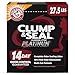 ARM & HAMMER Clump & Seal Platinum Clumping Cat Litter, Multi-Cat, 27.5lb