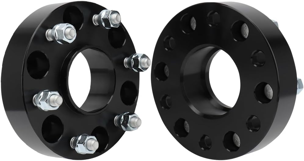 IRONTEK 6x5.5in Wheel Spacers 1.5" Compatible for Nissan 2005-2015 Armada/ 2004-2020 Titan, for Infiniti 2004-2010 QX56 Forged Thread Pitch M12x1.25 Hub Bore 66.5mm 6x139.7mm to 6x139.7mm 4PCS