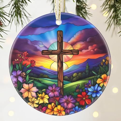 Ornement de la Nativité, Scène de la Nativité Ornement, Deco Noel Sapin, Ornement de la Nativité en Acrylique, Arbre de Noël Ornements Chrétiens...